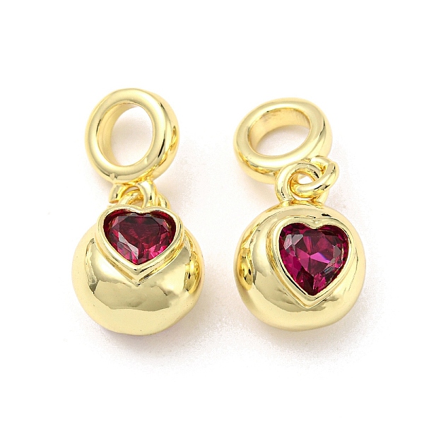 PandaHall Brass with Cubic Zirconia Pendant, Heart, Medium Violet Red, 23.5x11x9mm, Hole: 5mm Brass+Cubic Zirconia Heart
PandaHall Brass with Cubic Zirconia Pendant, Heart, Medium Violet Red, 23.5x11x9mm, Hole: 5mm Brass+Cubic Zirconia Heart