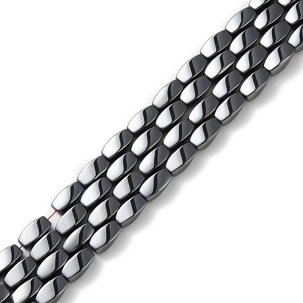 PandaHall Non-Magnetic Synthetic Hematite Beads Strands, 4 Faceted Twist, Black, about 6mm in diameter, 12mm long, hole: about 0.8mm, 16...
PandaHall Non-Magnetic Synthetic Hematite Beads Strands, 4 Faceted Twist, Black, about 6mm in diameter, 12mm long, hole: about 0.8mm, 16...