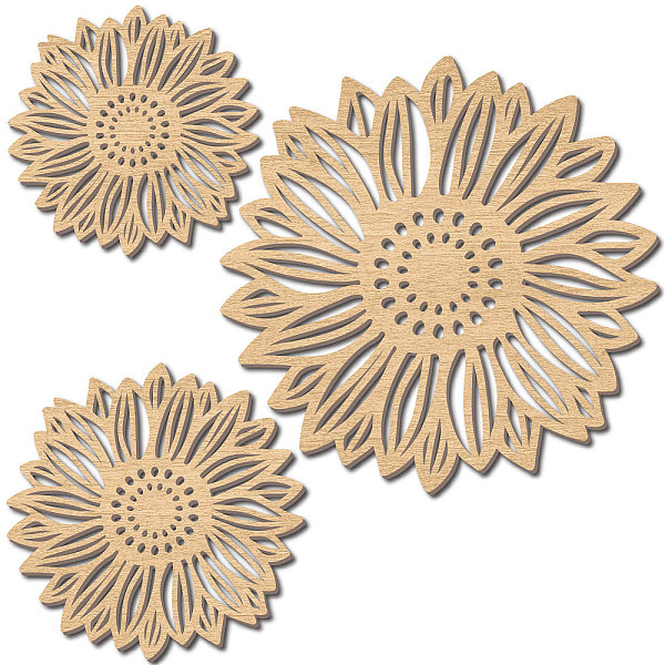PandaHall Laser Cut Basswood Welcome Sign, Wall Sculpture Hanging Decoration, for Home Gallery Office, Flower, 160~280x5mm, 3pcs/set. Wood...
PandaHall Laser Cut Basswood Welcome Sign, Wall Sculpture Hanging Decoration, for Home Gallery Office, Flower, 160~280x5mm, 3pcs/set. Wood...