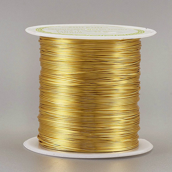 PandaHall Round Copper Wire Copper Beading Wire for Jewelry Making, Long-Lasting Plated, Gold, 26 Gauge, 0.4mm, about 124.67 Feet(38m)/roll...
PandaHall Round Copper Wire Copper Beading Wire for Jewelry Making, Long-Lasting Plated, Gold, 26 Gauge, 0.4mm, about 124.67 Feet(38m)/roll...