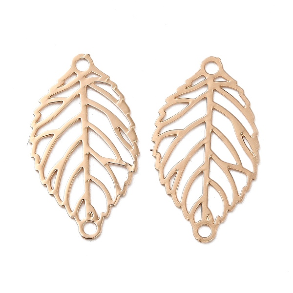 PandaHall Rack Plating Brass Connector Charms, Etched Metal Embellishments, Long-Lasting Plated, Leaf Links, Light Gold, 18.5x10.5x0.3mm...
PandaHall Rack Plating Brass Connector Charms, Etched Metal Embellishments, Long-Lasting Plated, Leaf Links, Light Gold, 18.5x10.5x0.3mm...