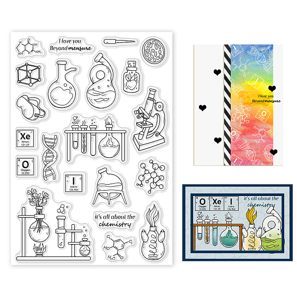 PandaHall GLOBLELAND Science Experimental Equipment Clear Stamps Motivational Words Silicone Clear Stamp Seals for Cards Making DIY...
PandaHall GLOBLELAND Science Experimental Equipment Clear Stamps Motivational Words Silicone Clear Stamp Seals for Cards Making DIY...
