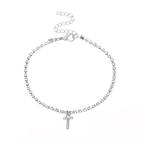 PandaHall Fashionable and Creative Rhinestone Anklet Bracelets, English Letter T Hip-hop Creative Beach Anklet for Women Alloy
PandaHall Fashionable and Creative Rhinestone Anklet Bracelets, English Letter T Hip-hop Creative Beach Anklet for Women Alloy