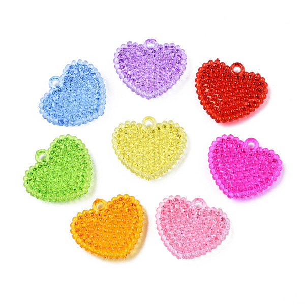 PandaHall Transparent Acrylic Pendants, Heart, Mixed Color, 31x34.5x11mm, Hole: 3mm, about 100Pcs/500g Acrylic Heart Multicolor
PandaHall Transparent Acrylic Pendants, Heart, Mixed Color, 31x34.5x11mm, Hole: 3mm, about 100Pcs/500g Acrylic Heart Multicolor