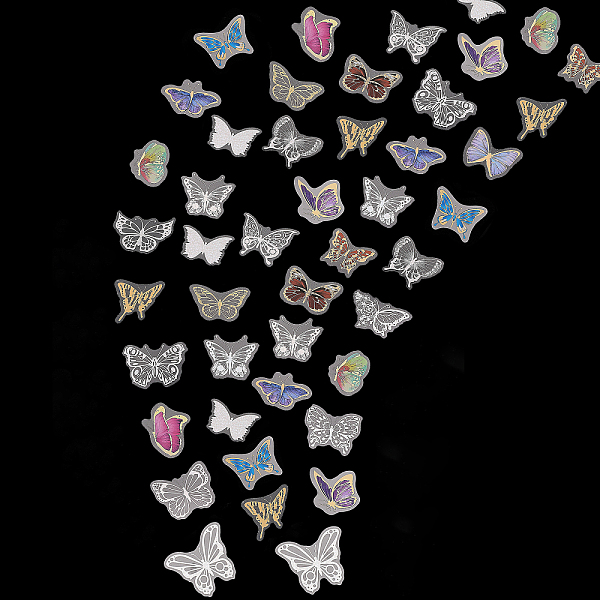 PandaHall CHGCRAFT 2 Bags 2 Styles Butterfly PET Self Adhesive Laser Stickers Sets, Waterproof Decals for DIY Scrapbooking, Photo Album..., Multicolor
PandaHall CHGCRAFT 2 Bags 2 Styles Butterfly PET Self Adhesive Laser Stickers Sets, Waterproof Decals for DIY Scrapbooking, Photo Album..., Multicolor