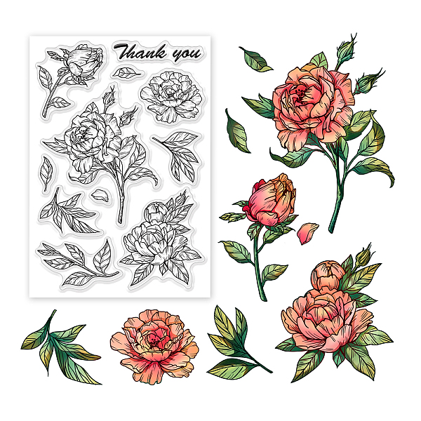 PandaHall BENECREAT Thanksgiving Theme Clear Stamps, Flower Peony Pattern PVC Silicone Stamps for for DIY Scrapbooking, Photo Album...
PandaHall BENECREAT Thanksgiving Theme Clear Stamps, Flower Peony Pattern PVC Silicone Stamps for for DIY Scrapbooking, Photo Album...