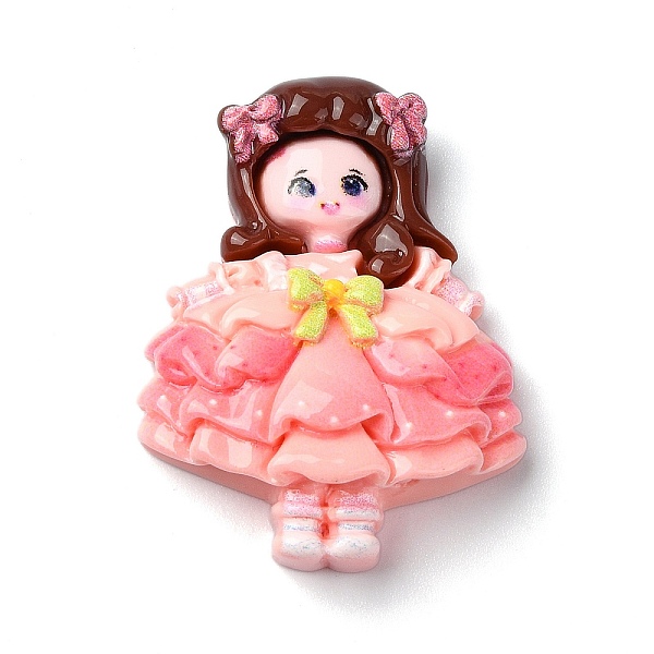 PandaHall Cartoon Girls Opaque Resin Decoden Cabochons, Doll, Light Coral, 33.5x25.5x8.5mm Resin Doll
PandaHall Cartoon Girls Opaque Resin Decoden Cabochons, Doll, Light Coral, 33.5x25.5x8.5mm Resin Doll