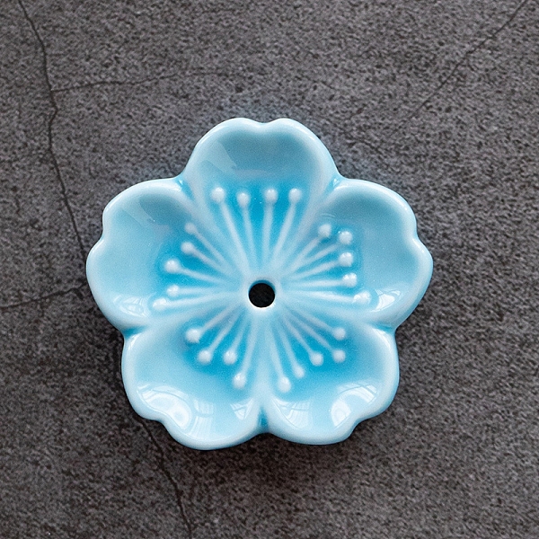 PandaHall Porcelain Incense Burners, Flower Incense Holders, Home Office Teahouse Zen Buddhist Supplies, Sky Blue, 45x10mm Porcelain Flower
PandaHall Porcelain Incense Burners, Flower Incense Holders, Home Office Teahouse Zen Buddhist Supplies, Sky Blue, 45x10mm Porcelain Flower