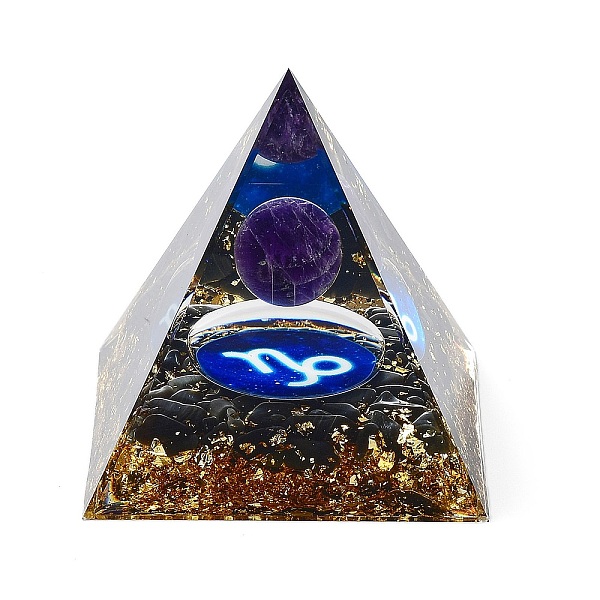 PandaHall Orgonite Pyramid Resin Energy Generators, Reiki Natural Amethyst Beads Inside for Home Office Desk Decoration, Capricorn...
PandaHall Orgonite Pyramid Resin Energy Generators, Reiki Natural Amethyst Beads Inside for Home Office Desk Decoration, Capricorn...