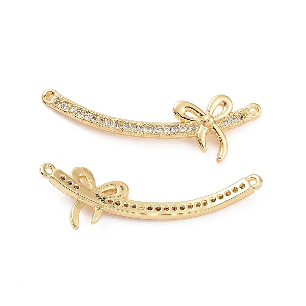 PandaHall Brass Micro Pave Clear Cubic Zirconia Connector Charms, Bowknot Links, Real 18K Gold Plated, 30.5x9.5x3mm, Hole: 0.8mm Brass+Cubic...
PandaHall Brass Micro Pave Clear Cubic Zirconia Connector Charms, Bowknot Links, Real 18K Gold Plated, 30.5x9.5x3mm, Hole: 0.8mm Brass+Cubic...