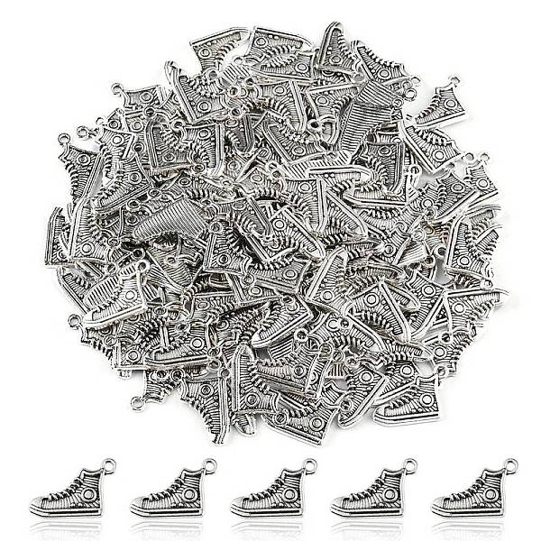 PandaHall Tibetan Style Alloy Pendants, Lead Free & Cadmium Free, Shoes, Antique Silver, 12x16x1.5mm, Hole: 1.5mm Alloy Shoes
PandaHall Tibetan Style Alloy Pendants, Lead Free & Cadmium Free, Shoes, Antique Silver, 12x16x1.5mm, Hole: 1.5mm Alloy Shoes