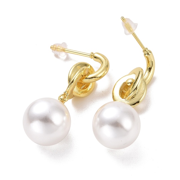 PandaHall Plastic Pearl with Knot Dangle Stud Earrings, Brass Jewelry for Women, Cadmium Free & Lead Free, Light Gold, 35.5mm, Pin: 0.9mm..., White
PandaHall Plastic Pearl with Knot Dangle Stud Earrings, Brass Jewelry for Women, Cadmium Free & Lead Free, Light Gold, 35.5mm, Pin: 0.9mm..., White
