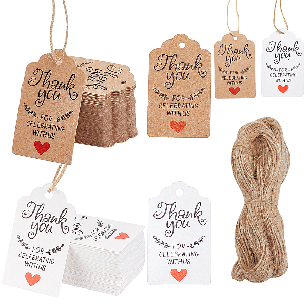 PandaHall Globleland 2 Bags 2 Colors Kraft Paper Gift Tags, Hange Tags, with 1Pcs Hemp Rope, for Arts, Crafts and Food, Rectangle with Word..., Multicolor
PandaHall Globleland 2 Bags 2 Colors Kraft Paper Gift Tags, Hange Tags, with 1Pcs Hemp Rope, for Arts, Crafts and Food, Rectangle with Word..., Multicolor