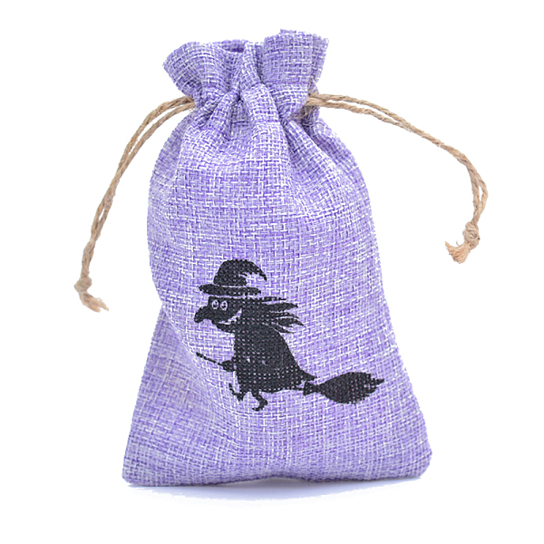 PandaHall Halloween Burlap Packing Pouches, Drawstring Bags, Rectangle with Witch Pattern, Lilac, 15x10cm Burlap Rectangle Purple
PandaHall Halloween Burlap Packing Pouches, Drawstring Bags, Rectangle with Witch Pattern, Lilac, 15x10cm Burlap Rectangle Purple