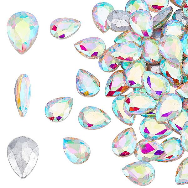 PandaHall FINGERINSPIRE 80 Pcs Pointed Back Rhinestone 0.7x0.5x0.2 inch Glass Rhinestones Gems Pink AB Color Teardrop Crystal Jewels..., Clear
PandaHall FINGERINSPIRE 80 Pcs Pointed Back Rhinestone 0.7x0.5x0.2 inch Glass Rhinestones Gems Pink AB Color Teardrop Crystal Jewels..., Clear