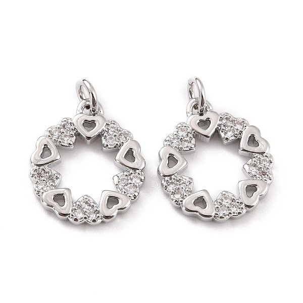 PandaHall Brass Micro Pave Cubic Zirconia Pendants, with Jump Rings, Long-Lasting Plated, Cadmium Free & Lead Free, Flat Round with Heart..., Clear
PandaHall Brass Micro Pave Cubic Zirconia Pendants, with Jump Rings, Long-Lasting Plated, Cadmium Free & Lead Free, Flat Round with Heart..., Clear