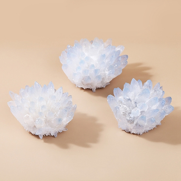 PandaHall Natural Druzy Quartz Crystal Display Decorations, Raw Quartz Cluster, Nuggets, Light Sky Blue, 70mm Quartz Nuggets
PandaHall Natural Druzy Quartz Crystal Display Decorations, Raw Quartz Cluster, Nuggets, Light Sky Blue, 70mm Quartz Nuggets