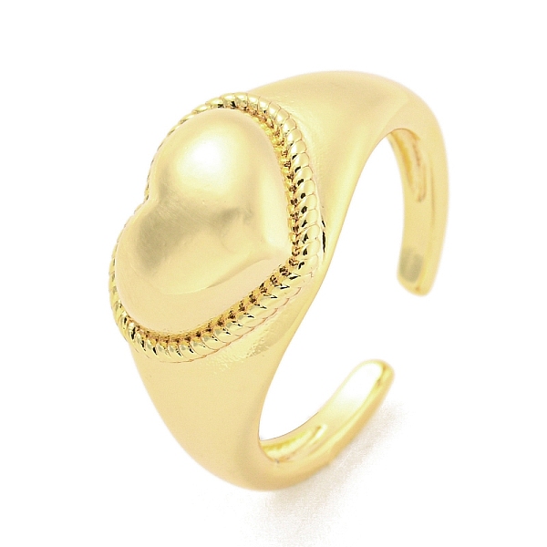 PandaHall Long-Lasting Plated Brass Cuff Rings, Heart Open Rings for Women, Golden, Adjustable Brass Heart
PandaHall Long-Lasting Plated Brass Cuff Rings, Heart Open Rings for Women, Golden, Adjustable Brass Heart