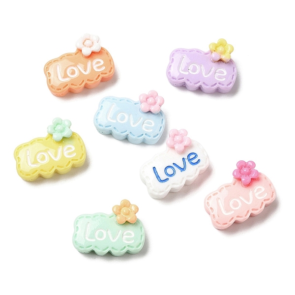 PandaHall Cartoon Opaque Reisn Cabochons, for Jewelry Making, Mixed Color, Word, 10.5x14x5.5mm Resin Word Multicolor
PandaHall Cartoon Opaque Reisn Cabochons, for Jewelry Making, Mixed Color, Word, 10.5x14x5.5mm Resin Word Multicolor