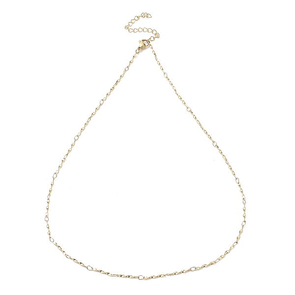 PandaHall Ion Plating(IP) 304 Stainless Steel Twist Bar Link Chain Necklaces, Golden, 17.56 inch(44.6cm) 304 Stainless Steel
PandaHall Ion Plating(IP) 304 Stainless Steel Twist Bar Link Chain Necklaces, Golden, 17.56 inch(44.6cm) 304 Stainless Steel