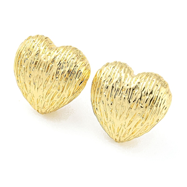 PandaHall Rack Plating Brass Heart Stud Earrings, Lead Free & Cadmium Free, Real 18K Gold Plated, 18x19mm Brass Heart
PandaHall Rack Plating Brass Heart Stud Earrings, Lead Free & Cadmium Free, Real 18K Gold Plated, 18x19mm Brass Heart