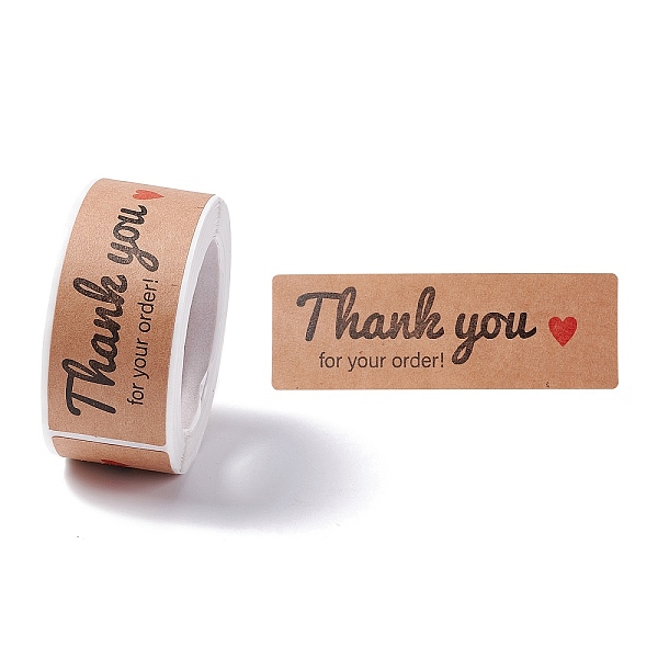 PandaHall Rectangle Thank You Theme Paper Stickers, Self Adhesive Roll Sticker Labels, for Envelopes, Bubble Mailers and Bags, Peru, Heart..., Brown
PandaHall Rectangle Thank You Theme Paper Stickers, Self Adhesive Roll Sticker Labels, for Envelopes, Bubble Mailers and Bags, Peru, Heart..., Brown