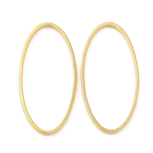 PandaHall Brass Linking Rings, Cadmium Free & Lead Free, Long-Lasting Plated, Oval, Real 24K Gold Plated, 20x10x1mm, Inner Diameter: 19x9mm...
PandaHall Brass Linking Rings, Cadmium Free & Lead Free, Long-Lasting Plated, Oval, Real 24K Gold Plated, 20x10x1mm, Inner Diameter: 19x9mm...