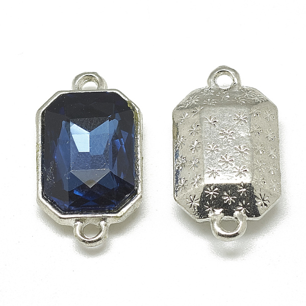 PandaHall Alloy Glass Links connectors, Faceted, Rectangle Octagon, Platinum, Prussian Blue, 21x12x5.5mm, Hole: 1.5mm Alloy+Glass Octagon...
PandaHall Alloy Glass Links connectors, Faceted, Rectangle Octagon, Platinum, Prussian Blue, 21x12x5.5mm, Hole: 1.5mm Alloy+Glass Octagon...