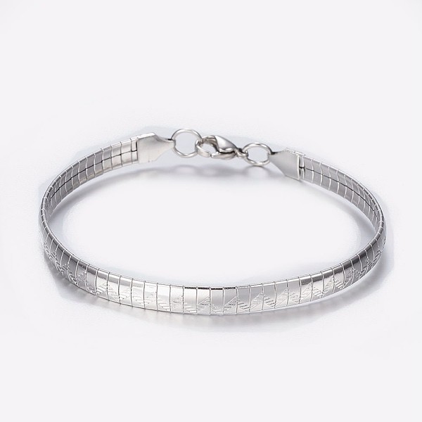 PandaHall 304 Stainless Steel Chain Bracelets, with Lobster Claw Clasps, V Shape Pattern, Stainless Steel Color, 8-1/4 inch(210mm), 6x1.5mm...
PandaHall 304 Stainless Steel Chain Bracelets, with Lobster Claw Clasps, V Shape Pattern, Stainless Steel Color, 8-1/4 inch(210mm), 6x1.5mm...
