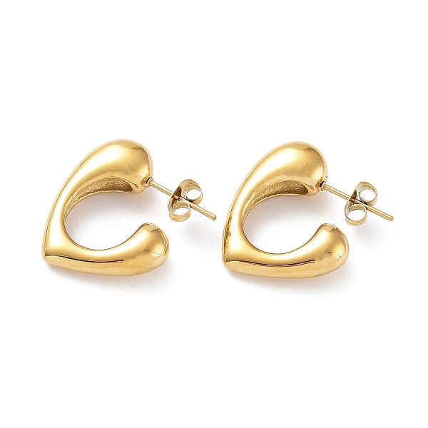 PandaHall 304 Stainless Steel Stud Earrings, Heart, Golden, 25x7mm 304 Stainless Steel Heart
PandaHall 304 Stainless Steel Stud Earrings, Heart, Golden, 25x7mm 304 Stainless Steel Heart