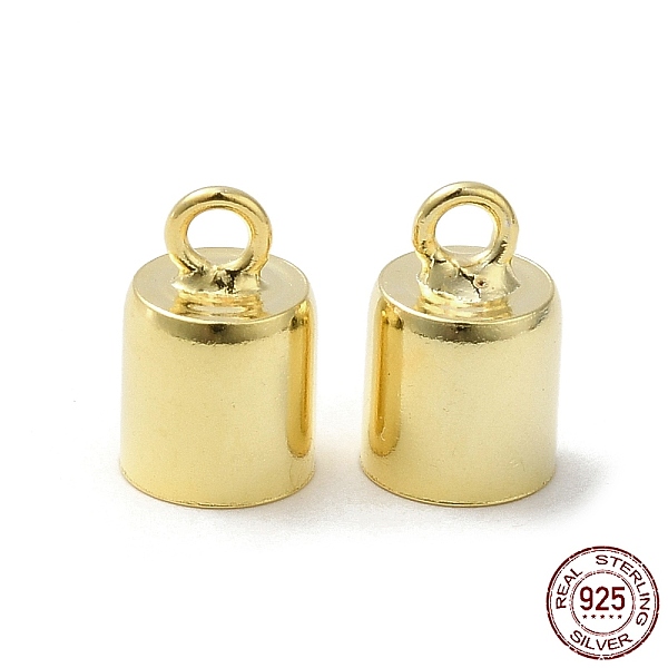 PandaHall 925 Sterling Silver Cord Ends, End Caps, Column, Golden, 9x6mm, Hole: 1.6mm, Inner Diameter: 5mm Sterling Silver Column
PandaHall 925 Sterling Silver Cord Ends, End Caps, Column, Golden, 9x6mm, Hole: 1.6mm, Inner Diameter: 5mm Sterling Silver Column