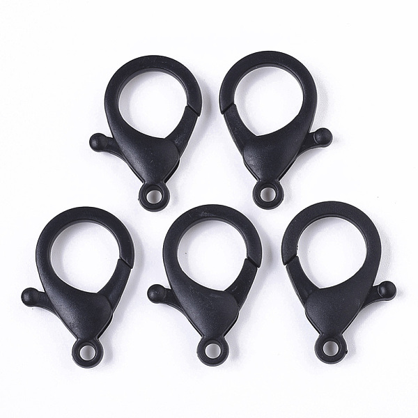PandaHall Plastic Lobster Claw Clasps, Black, 35x24.5x6mm, Hole: 3mm Plastic Others Black
PandaHall Plastic Lobster Claw Clasps, Black, 35x24.5x6mm, Hole: 3mm Plastic Others Black