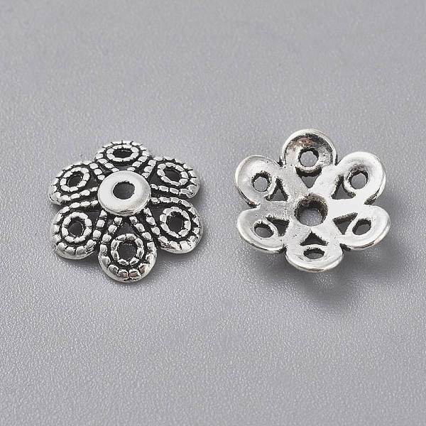 PandaHall Tibetan Style Alloy Fancy Bead Caps, 6-Petal, Cadmium Free & Nickel Free & Lead Free, Antique Silver, 12.5x12.5x4mm, Hole: 1.5mm...
PandaHall Tibetan Style Alloy Fancy Bead Caps, 6-Petal, Cadmium Free & Nickel Free & Lead Free, Antique Silver, 12.5x12.5x4mm, Hole: 1.5mm...