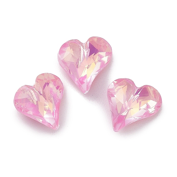 PandaHall Glass Rhinestone Cabochons, Point Back & Back Plated, Faceted, Heart, Light Rose, 9x8x3.5mm Glass Rhinestone Heart Pink
PandaHall Glass Rhinestone Cabochons, Point Back & Back Plated, Faceted, Heart, Light Rose, 9x8x3.5mm Glass Rhinestone Heart Pink