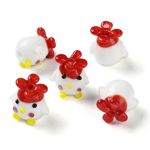 PandaHall Handmade Lampwork Beads Strands, Chick, FireBrick, 16~17x17~17.5x14~14.5mm, Hole: 2.2mm, about 30pcs/strand, 18.50''~18.90''..., Red
PandaHall Handmade Lampwork Beads Strands, Chick, FireBrick, 16~17x17~17.5x14~14.5mm, Hole: 2.2mm, about 30pcs/strand, 18.50''~18.90''..., Red