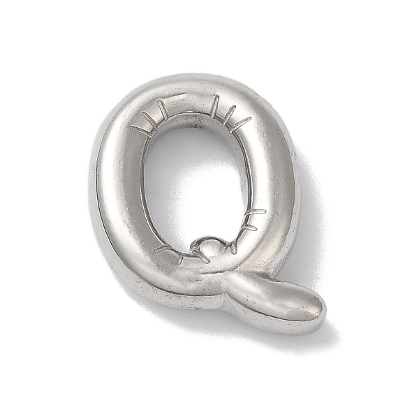PandaHall 304 Stainless Steel Pendants, Letter Charm, Letter Q, 20x17x5mm, Hole: 3x2mm 304 Stainless Steel Letter Q
PandaHall 304 Stainless Steel Pendants, Letter Charm, Letter Q, 20x17x5mm, Hole: 3x2mm 304 Stainless Steel Letter Q