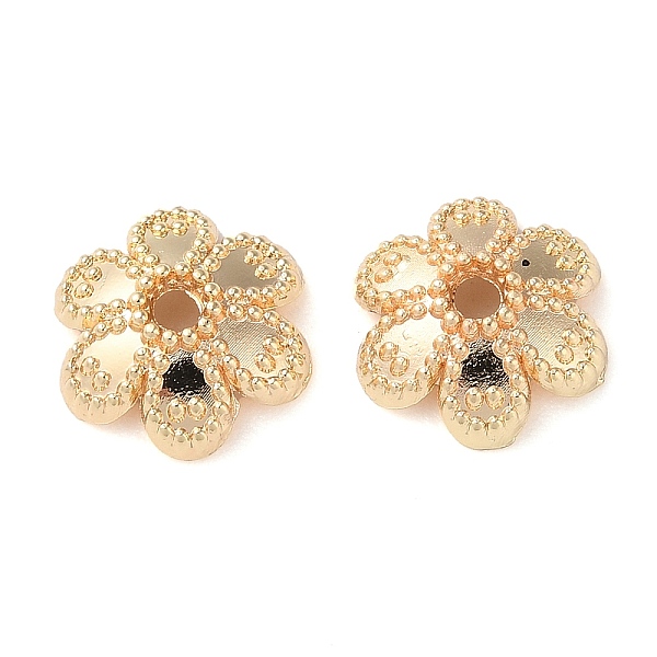 PandaHall Rack Plating Alloy Bead Cap, Flower, Real 14K Gold Plated, 10x9x3mm, Hole: 1.6mm Alloy
PandaHall Rack Plating Alloy Bead Cap, Flower, Real 14K Gold Plated, 10x9x3mm, Hole: 1.6mm Alloy