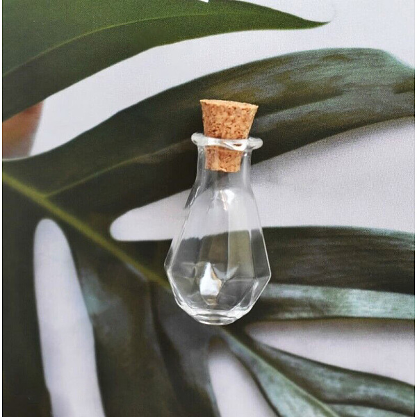 PandaHall Clear Glass Cork Bottles Ornament, Glass Empty Wishing Bottles with Cork, DIY Vials for Pendant Decorations, Diamond, 2.9x1.6cm...
PandaHall Clear Glass Cork Bottles Ornament, Glass Empty Wishing Bottles with Cork, DIY Vials for Pendant Decorations, Diamond, 2.9x1.6cm...