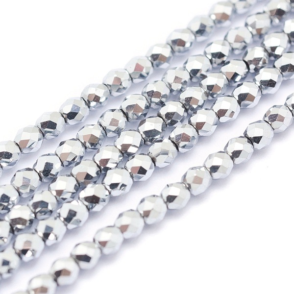 PandaHall Electroplate Non-magnetic Synthetic Hematite Beads Strands, Grade A, Vacuum Plating, Faceted, Round, Platinum Plated, 2mm, Hole...
PandaHall Electroplate Non-magnetic Synthetic Hematite Beads Strands, Grade A, Vacuum Plating, Faceted, Round, Platinum Plated, 2mm, Hole...