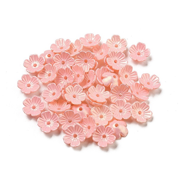 PandaHall Opaque Acrylic Beads Caps, 5 Petals Flower, Misty Rose, 10.5x11x4mm, Hole: 1.6mm, about 3846 pcs/500g Acrylic
PandaHall Opaque Acrylic Beads Caps, 5 Petals Flower, Misty Rose, 10.5x11x4mm, Hole: 1.6mm, about 3846 pcs/500g Acrylic