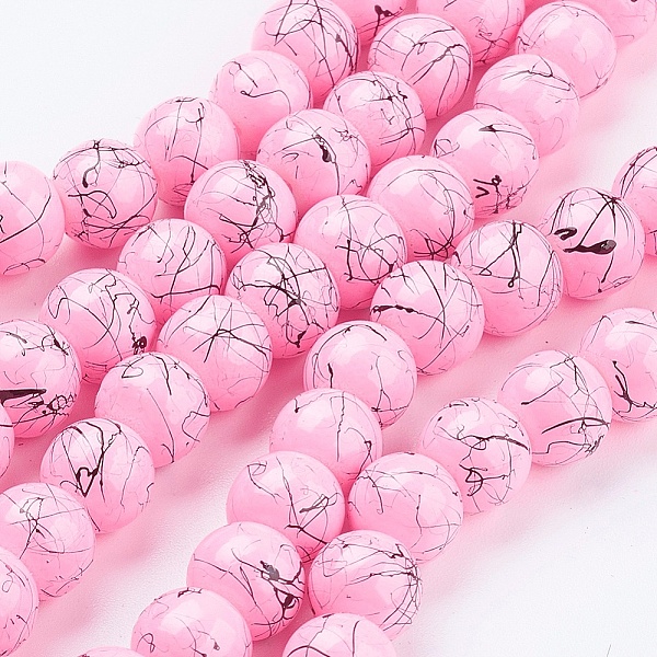 PandaHall Drawbench Glass Beads Strands, Round, Pearl Pink, 8mm, Hole: 1.3~1.6mm, about 100pcs/strand, 31.4 inch Glass Round Pink
PandaHall Drawbench Glass Beads Strands, Round, Pearl Pink, 8mm, Hole: 1.3~1.6mm, about 100pcs/strand, 31.4 inch Glass Round Pink