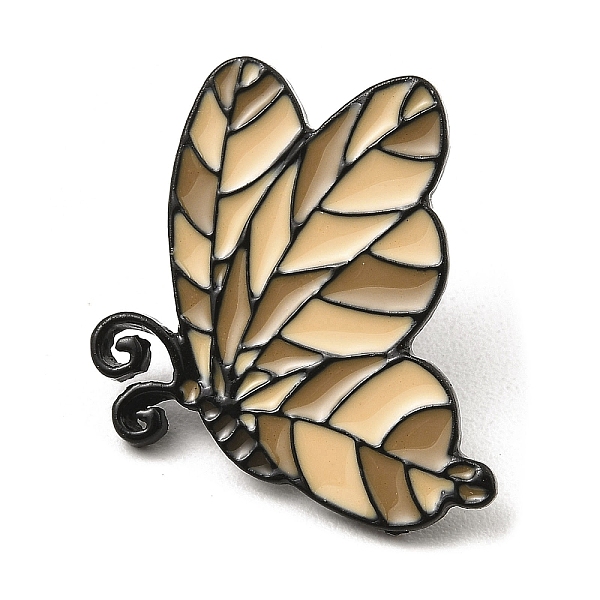 PandaHall Black Alloy Brooches, Leaf Pattern Butterfly Enamel Pins for Women, Navajo White, 28x21.5x2mm Alloy+Enamel Butterfly
PandaHall Black Alloy Brooches, Leaf Pattern Butterfly Enamel Pins for Women, Navajo White, 28x21.5x2mm Alloy+Enamel Butterfly