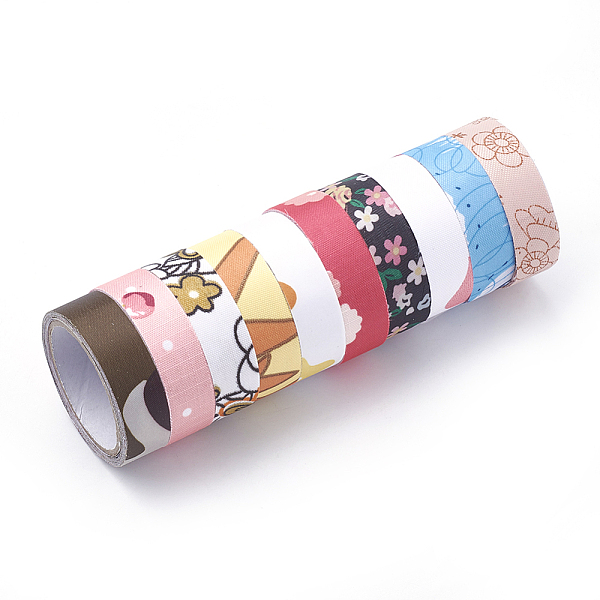 PandaHall Self Adhesive Single Face Pattern Printed Nylon Ribbons, Mixed Color, 5/8 inch(15mm), about 2m/roll, 10rolls/group Nylon..., Multicolor
PandaHall Self Adhesive Single Face Pattern Printed Nylon Ribbons, Mixed Color, 5/8 inch(15mm), about 2m/roll, 10rolls/group Nylon..., Multicolor