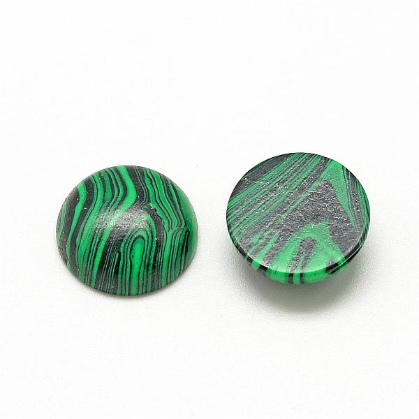 PandaHall Synthetic Malachite Cabochons, Dyed, Half Round/Dome, 10x4~5mm Malachite Half Round
PandaHall Synthetic Malachite Cabochons, Dyed, Half Round/Dome, 10x4~5mm Malachite Half Round