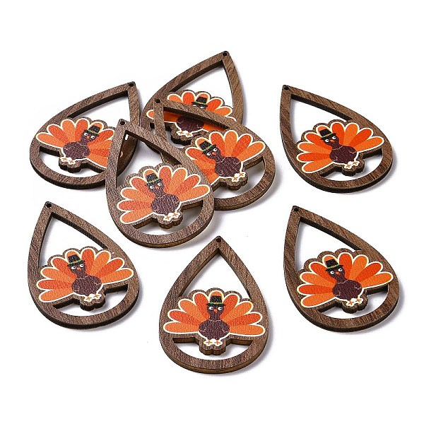 PandaHall Halloween Theme Single Face Printed Aspen Wood Big Pendants, Teardrop Charm, Turkey, 54.5x34x2.5mm, Hole: 1.6mm Wood Others Red
PandaHall Halloween Theme Single Face Printed Aspen Wood Big Pendants, Teardrop Charm, Turkey, 54.5x34x2.5mm, Hole: 1.6mm Wood Others Red