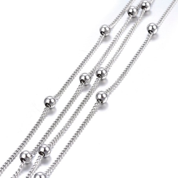 PandaHall 3.28 Feet 304 Stainless Steel Twisted Chains/Curb Chains, Satellite Chains, Soldered, Stainless Steel Color, 1.8x1.4x0.4mm, Beads...
PandaHall 3.28 Feet 304 Stainless Steel Twisted Chains/Curb Chains, Satellite Chains, Soldered, Stainless Steel Color, 1.8x1.4x0.4mm, Beads...