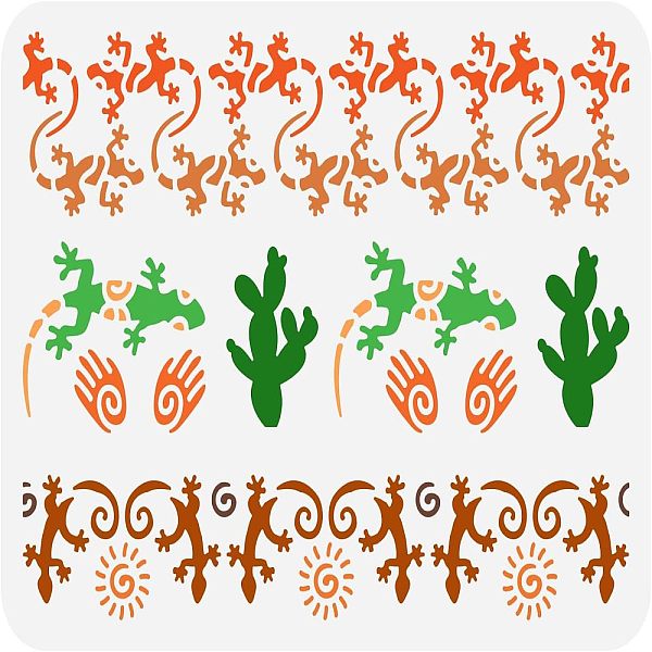 PandaHall FINGERINSPIRE Geckos Lizards Stencil 8.3x11.7 inch Cactus Stencils Template Plastic Aztec Lizard Border Painting Stencil Large...
PandaHall FINGERINSPIRE Geckos Lizards Stencil 8.3x11.7 inch Cactus Stencils Template Plastic Aztec Lizard Border Painting Stencil Large...
