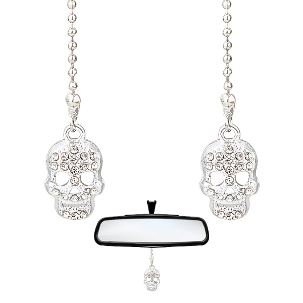 PandaHall DICOSMETIC 2Pcs Skull Shape Car Ornament Skull Hanging Charm Rear View Mirror Charm Alloy Rhinestone Car Pendant Hanging Interior..., Clear
PandaHall DICOSMETIC 2Pcs Skull Shape Car Ornament Skull Hanging Charm Rear View Mirror Charm Alloy Rhinestone Car Pendant Hanging Interior..., Clear