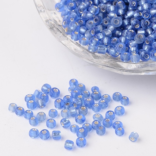 PandaHall 8/0 Glass Seed Beads, Silver Lined Round Hole, Round, Lilac, 3mm, Hole: 1mm, about 1097pcs/50g Glass Purple
PandaHall 8/0 Glass Seed Beads, Silver Lined Round Hole, Round, Lilac, 3mm, Hole: 1mm, about 1097pcs/50g Glass Purple