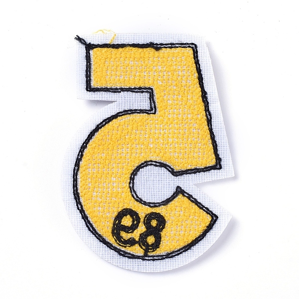 PandaHall Computerized Embroidery Cloth Sew On Patches, Costume Accessories, Appliques, Num 5, Yellow, 98x71x2mm Cloth Number Yellow
PandaHall Computerized Embroidery Cloth Sew On Patches, Costume Accessories, Appliques, Num 5, Yellow, 98x71x2mm Cloth Number Yellow